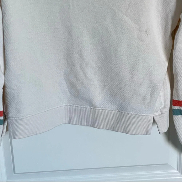 Madewell MWL Airyterry Hoodie Sweatshirt: Stripe-Sleeve Edition 29794 - Picture 8 of 16